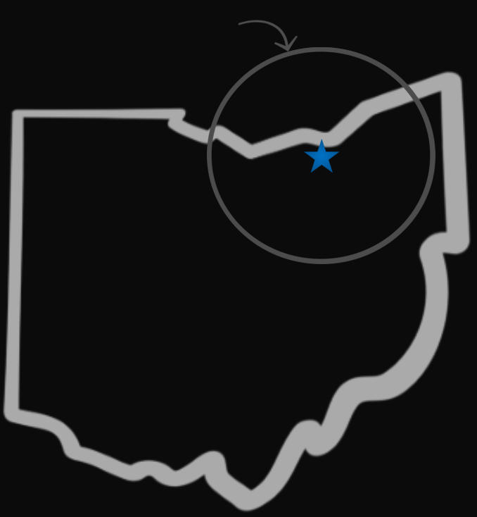 Ohio map